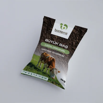 3 Kg Katı Büyük Baş Hayvan Gübresi